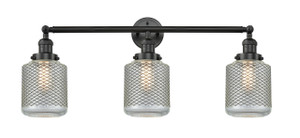 Stanton - 3 Light - 32 inch - Matte Black - Bath Vanity Light (205-BK-G262-LED)