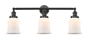 Canton - 3 Light - 30 inch - Matte Black - Bath Vanity Light (205-BK-G181-LED) Canton - 3 Light - 30 inch - Matte Black - Bath Vanity Light (205-BK-G181-LED)
