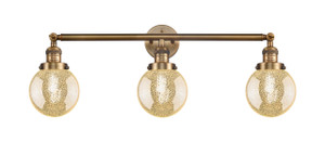Beacon - 3 Light - 30 inch - Brushed Brass - Bath Vanity Light (205-BB-G208-6)