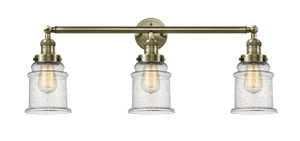 Canton - 3 Light - 30 inch - Antique Brass - Bath Vanity Light (205-AB-G184-LED) Canton - 3 Light - 30 inch - Antique Brass - Bath Vanity Light (205-AB-G184-LED)