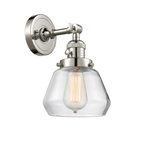Fulton - 1 Light - 7 inch - Polished Nickel - Sconce (203SW-PN-G172)