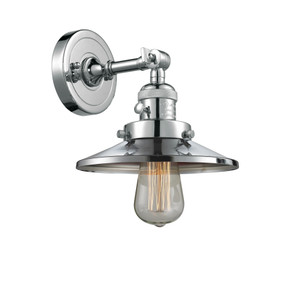 Railroad - 1 Light - 8 inch - Polished Chrome - Sconce (203SW-PC-M7-LED)