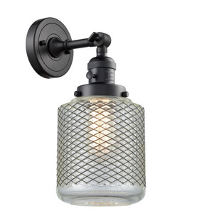 Stanton - 1 Light - 6 inch - Matte Black - Sconce (203SW-BK-G262-LED)