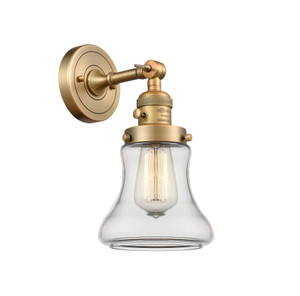 Bellmont - 1 Light - 7 inch - Brushed Brass - Sconce (203SW-BB-G192)