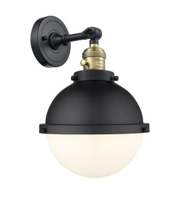 Hampden - 1 Light - 9 inch - Black Antique Brass - Sconce (203SW-BAB-HFS-81-BK)