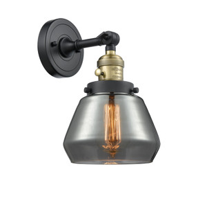 Fulton - 1 Light - 7 inch - Black Antique Brass - Sconce (203SW-BAB-G173-LED)