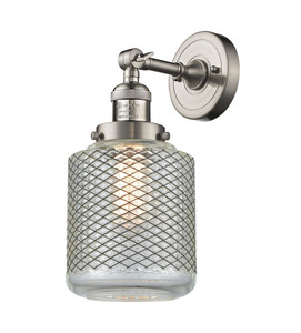 Stanton - 1 Light - 6 inch - Brushed Satin Nickel - Sconce (203-SN-G262-LED)