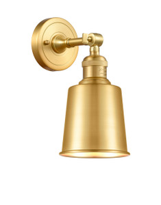 Addison - 1 Light - 5 inch - Satin Gold - Sconce (203-SG-M9-SG-LED)