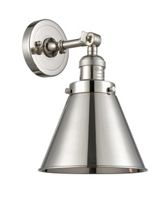 Appalachian - 1 Light - 8 inch - Polished Nickel - Sconce (203-PN-M13-PN-LED) Appalachian - 1 Light - 8 inch - Polished Nickel - Sconce (203-PN-M13-PN-LED)