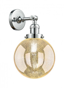 Beacon - 1 Light - 8 inch - Polished Chrome - Sconce (203-PC-G208-8)