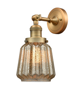 Chatham - 1 Light - 7 inch - Brushed Brass - Sconce (203-BB-G146-LED)