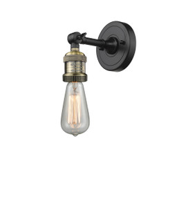 Bare Bulb - 1 Light - 5 inch - Black Antique Brass - Sconce (203-BAB-LED)