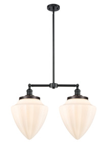 Bullet - 2 Light - 24 inch - Oil Rubbed Bronze - Stem Hung - Island Light (209-OB-G661-12)