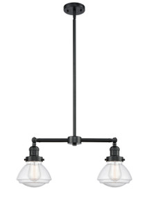 Olean - 2 Light - 22 inch - Oil Rubbed Bronze - Stem Hung - Island Light (209-OB-G324-LED)