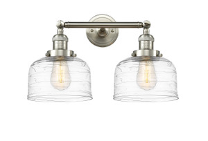 Bell - 2 Light - 19 inch - Brushed Satin Nickel - Bath Vanity Light (208-SN-G713-LED)