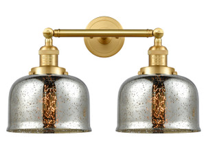 Bell - 2 Light - 19 inch - Satin Gold - Bath Vanity Light (208-SG-G78-LED)