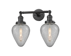 Geneseo - 2 Light - 17 inch - Oil Rubbed Bronze - Bath Vanity Light (208-OB-G165-LED)