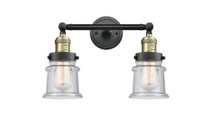 Canton - 2 Light - 17 inch - Black Antique Brass - Bath Vanity Light (208-BAB-G184S-LED) Canton - 2 Light - 17 inch - Black Antique Brass - Bath Vanity Light (208-BAB-G184S-LED)