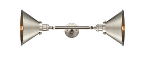 Briarcliff - 2 Light - 10 inch - Brushed Satin Nickel - Bath Vanity Light (208L-SN-M10-SN-LED)