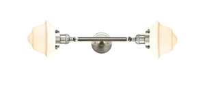 Oxford - 2 Light - 8 inch - Brushed Satin Nickel - Bath Vanity Light (208L-SN-G531-LED)