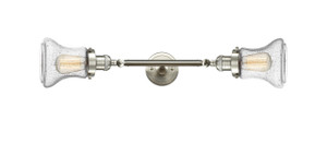 Bellmont - 2 Light - 6 inch - Brushed Satin Nickel - Bath Vanity Light (208L-SN-G194-LED)