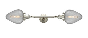 Geneseo - 2 Light - 7 inch - Brushed Satin Nickel - Bath Vanity Light (208L-SN-G165-LED)