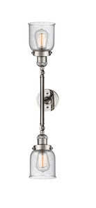 Bell - 2 Light - 5 inch - Polished Nickel - Bath Vanity Light (208L-PN-G54)