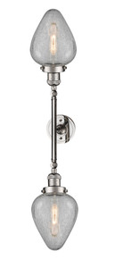 Geneseo - 2 Light - 7 inch - Polished Nickel - Bath Vanity Light (208L-PN-G165-LED)