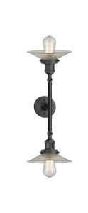 Halophane - 2 Light - 9 inch - Oil Rubbed Bronze - Bath Vanity Light (208L-OB-G2-LED)