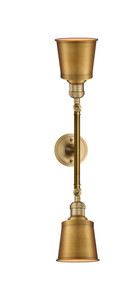 Addison - 2 Light - 5 inch - Brushed Brass - Bath Vanity Light (208L-BB-M9-BB-LED)