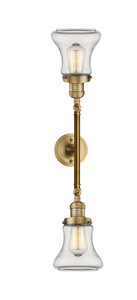 Bellmont - 2 Light - 6 inch - Brushed Brass - Bath Vanity Light (208L-BB-G192)