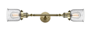 Bell - 2 Light - 5 inch - Antique Brass - Bath Vanity Light (208L-AB-G54)