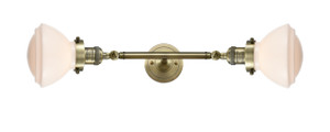 Olean - 2 Light - 7 inch - Antique Brass - Bath Vanity Light (208L-AB-G321)
