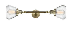 Fulton - 2 Light - 7 inch - Antique Brass - Bath Vanity Light (208L-AB-G172)