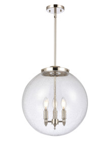 Beacon - 3 Light - 16 inch - Polished Nickel - Cord hung - Pendant (221-3S-PN-G204-16)