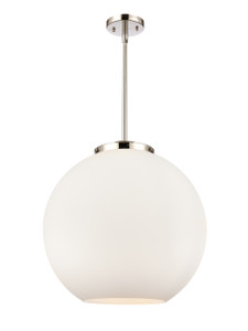 Athens - 3 Light - 18 inch - Polished Nickel - Cord hung - Pendant (221-3S-PN-G121-18)