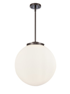 Beacon - 3 Light - 16 inch - Oil Rubbed Bronze - Cord hung - Pendant (221-3S-OB-G201-16)