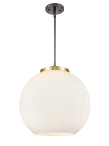 Athens - 3 Light - 16 inch - Black Antique Brass - Cord hung - Pendant (221-3S-BAB-G121-16)