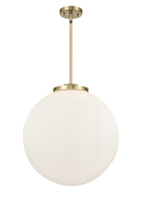 Beacon - 3 Light - 18 inch - Antique Brass - Cord hung - Pendant (221-3S-AB-G201-18)