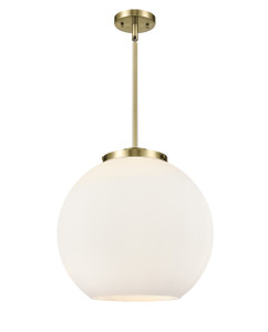 Athens - 3 Light - 16 inch - Antique Brass - Cord hung - Pendant (221-3S-AB-G121-16-LED)