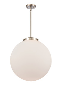 Beacon - 1 Light - 18 inch - Brushed Satin Nickel - Stem Hung - Pendant (221-1S-SN-G201-18)