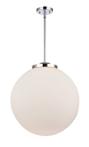 Beacon - 1 Light - 18 inch - Polished Chrome - Stem Hung - Pendant (221-1S-PC-G201-18)