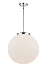 Beacon - 1 Light - 16 inch - Polished Chrome - Stem Hung - Pendant (221-1S-PC-G201-16)