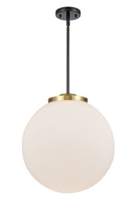 Beacon - 1 Light - 16 inch - Black Antique Brass - Stem Hung - Pendant (221-1S-BAB-G201-16)