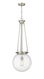 Beacon - 1 Light - 14 inch - Satin Nickel - Chain Hung - Pendant (221-1P-SN-G204-14)