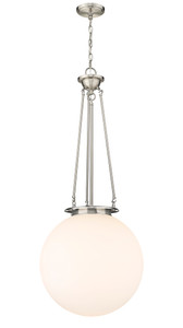 Beacon - 1 Light - 18 inch - Satin Nickel - Chain Hung - Pendant (221-1P-SN-G201-18)