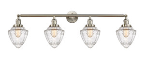 Bullet - 4 Light - 46 inch - Brushed Satin Nickel - Bath Vanity Light (215-SN-G664-7)