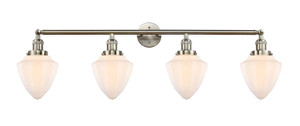 Bullet - 4 Light - 46 inch - Brushed Satin Nickel - Bath Vanity Light (215-SN-G661-7-LED)