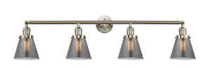 Cone - 4 Light - 42 inch - Brushed Satin Nickel - Bath Vanity Light (215-SN-G63)