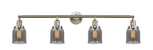 Bell - 4 Light - 42 inch - Brushed Satin Nickel - Bath Vanity Light (215-SN-G53)